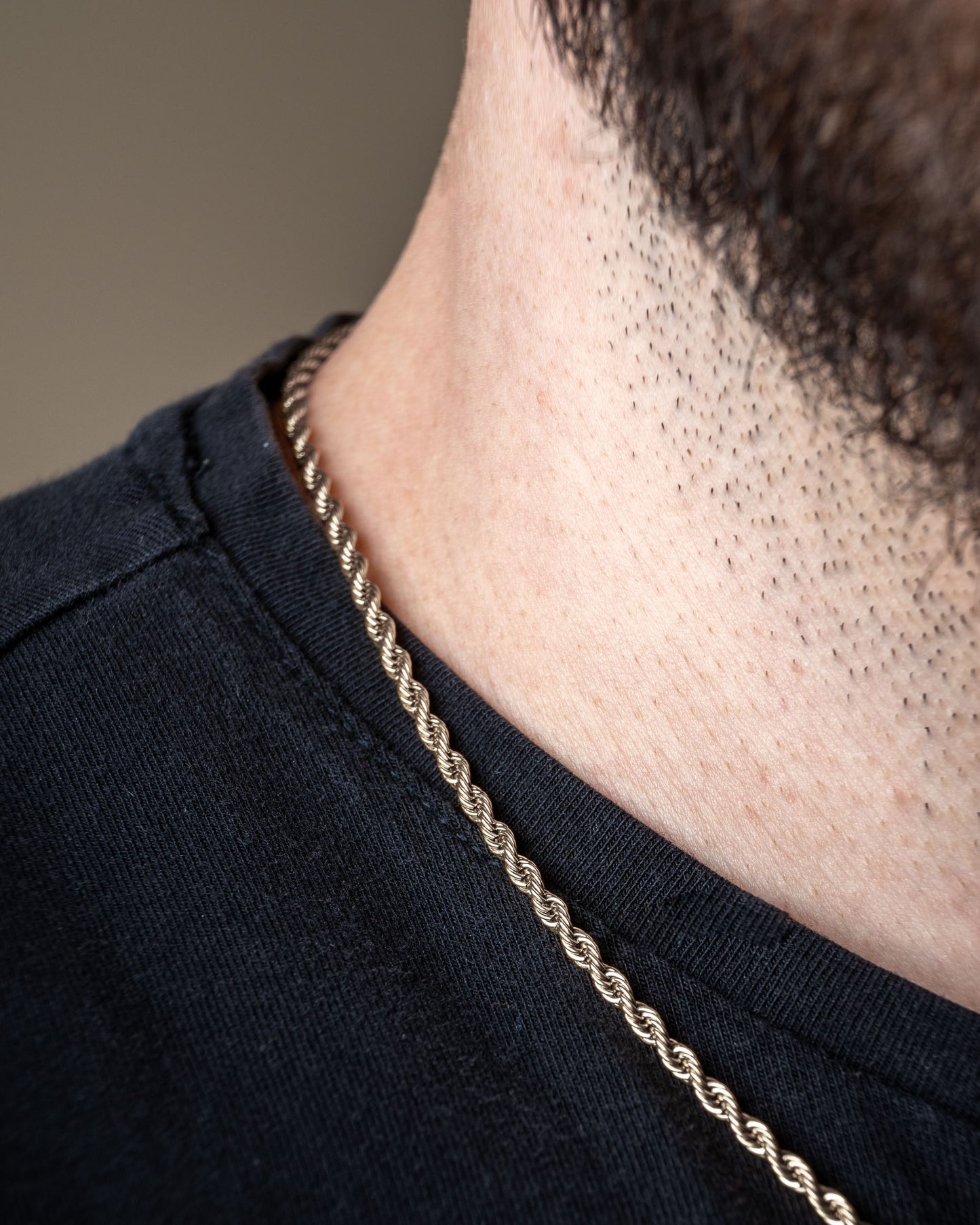 COLIER TWISTED ROPE (SILVER)