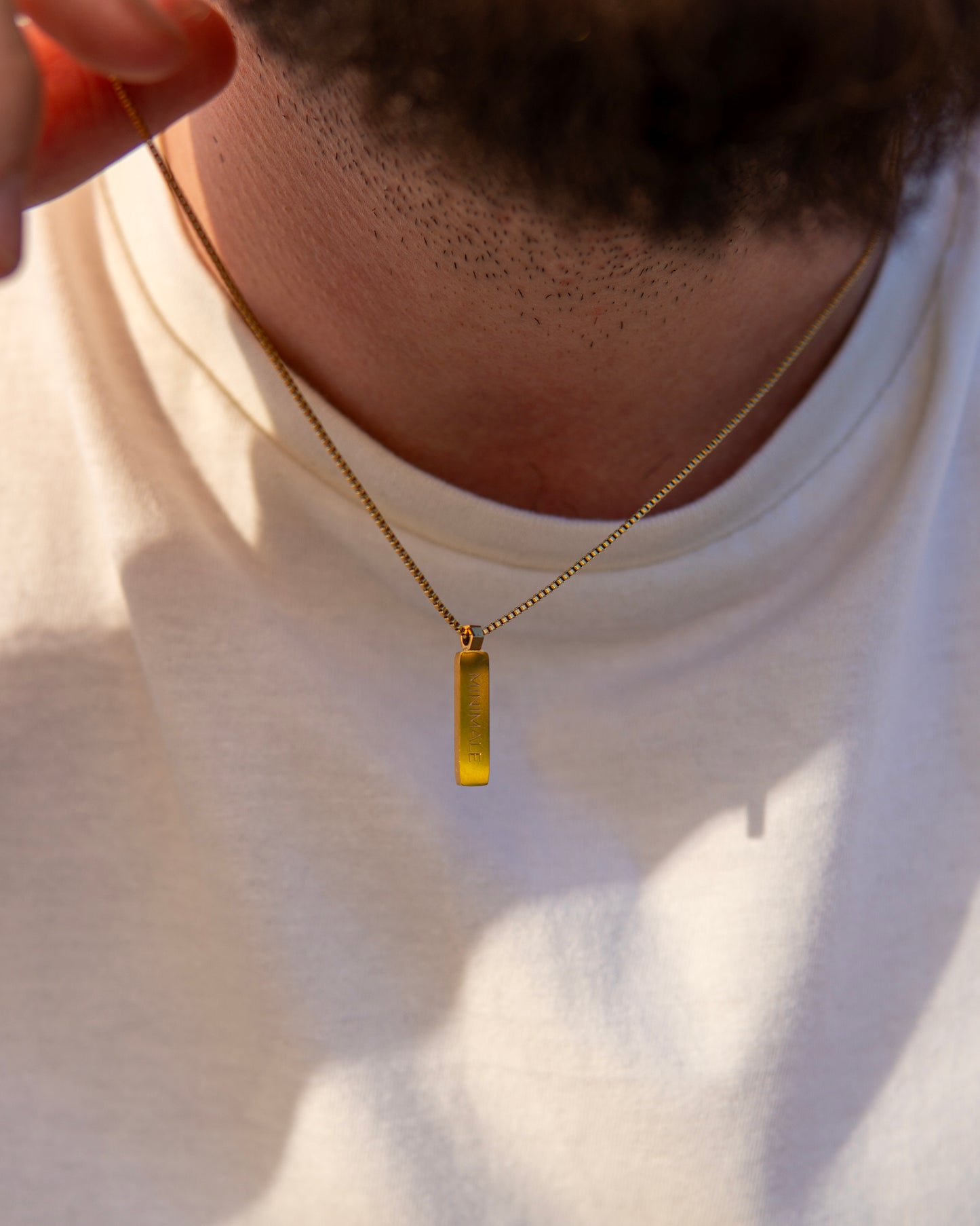 COLIER BOX PENDANT (GOLD)