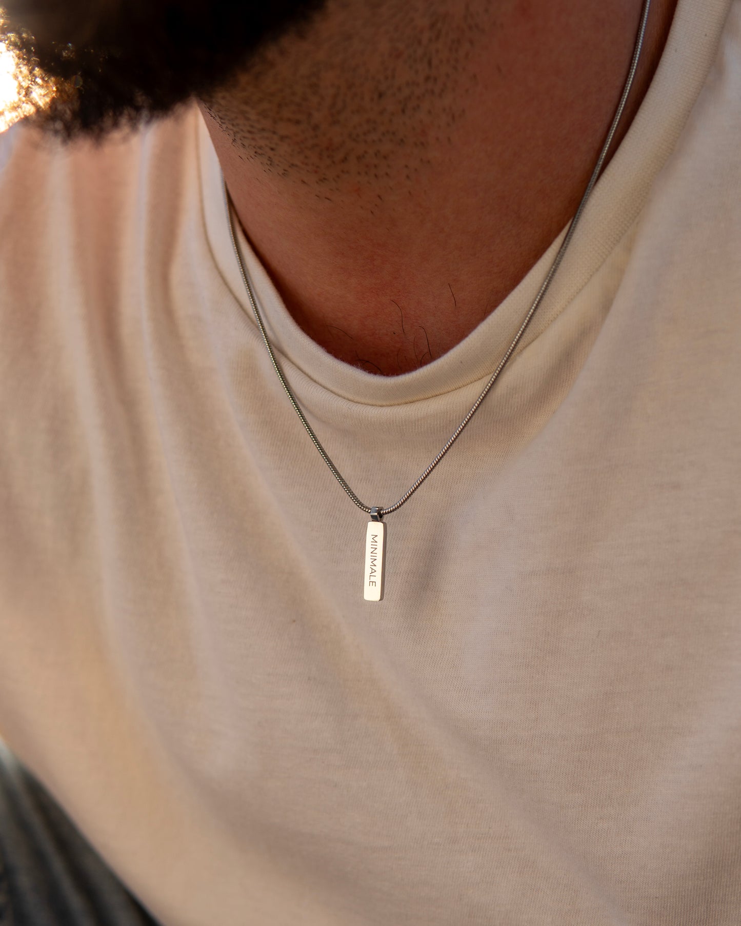 COLIER SQUARE PENDANT (SILVER)