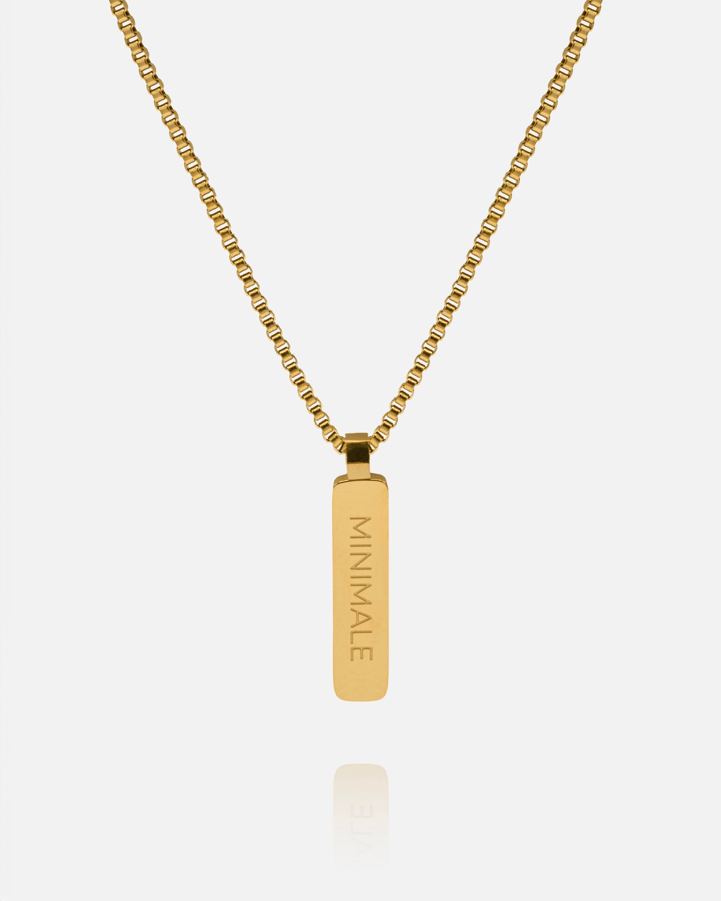 COLIER BOX PENDANT (GOLD)