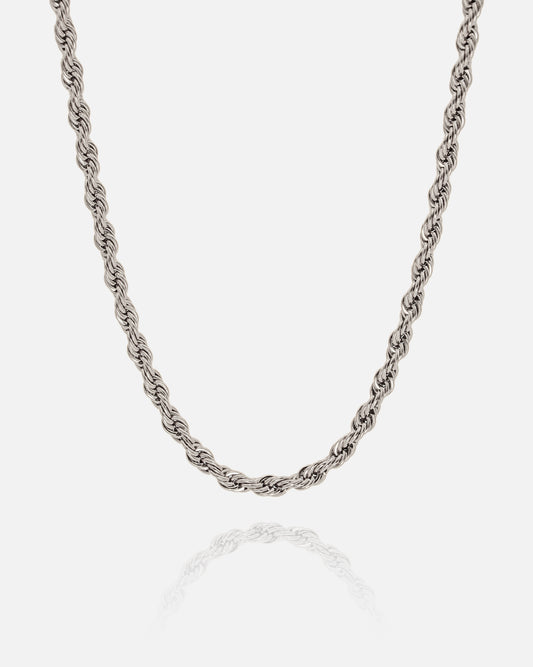 COLIER TWISTED ROPE (SILVER)