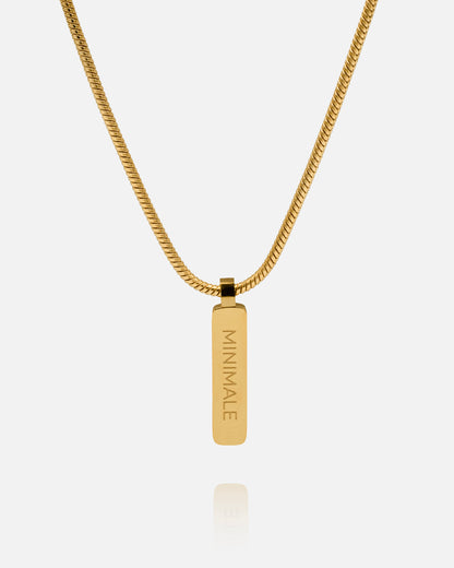 COLIER SQUARE PENDANT (GOLD)